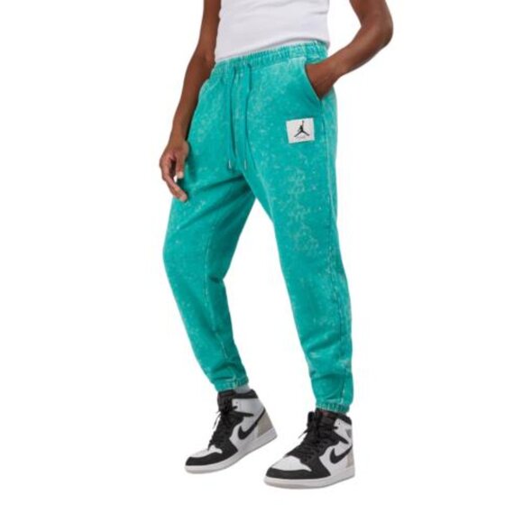 Nike Air Jordan Men's Flight Sweatsuit Statement Fleece Tracksuit Teal Green NWT - Picture 7 of 11